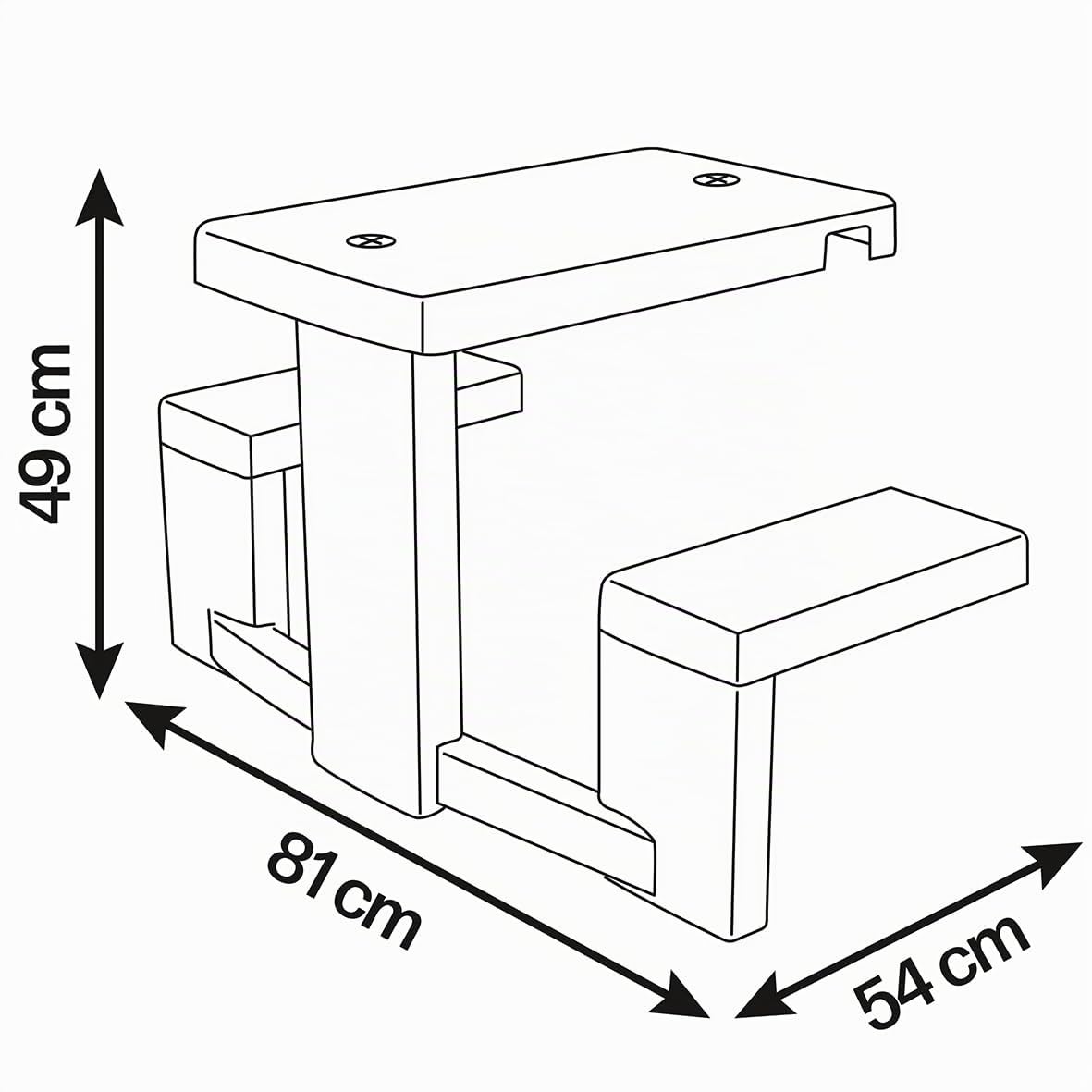 smoby-picknicktisch-spielhaus-zubeh-r-sitzbank-mit-tisch image 6