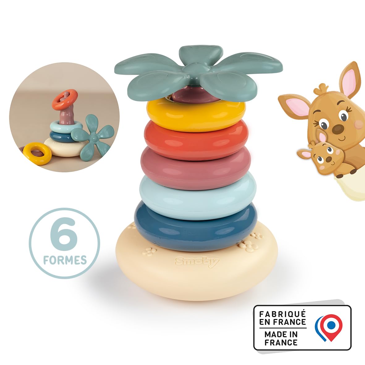 smoby-little-smoby-stehauf-ringpyramide-stapelspiel-ab-12-monaten image 2