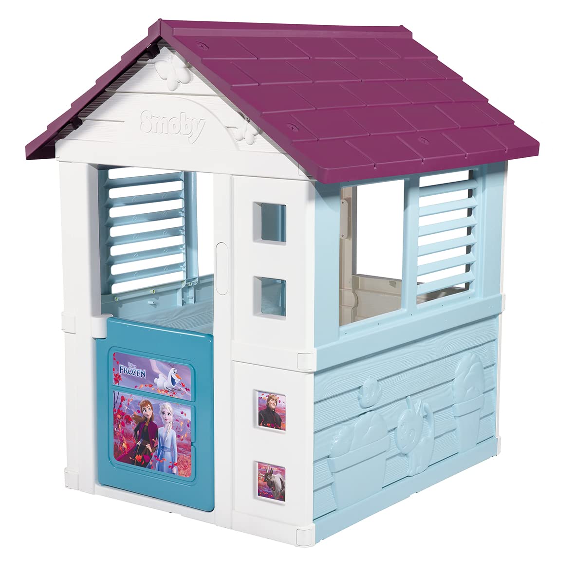 smoby-disney-frozen-spielhaus-kinderhaus-98x110x127-cm-ab-2-jahren image 1