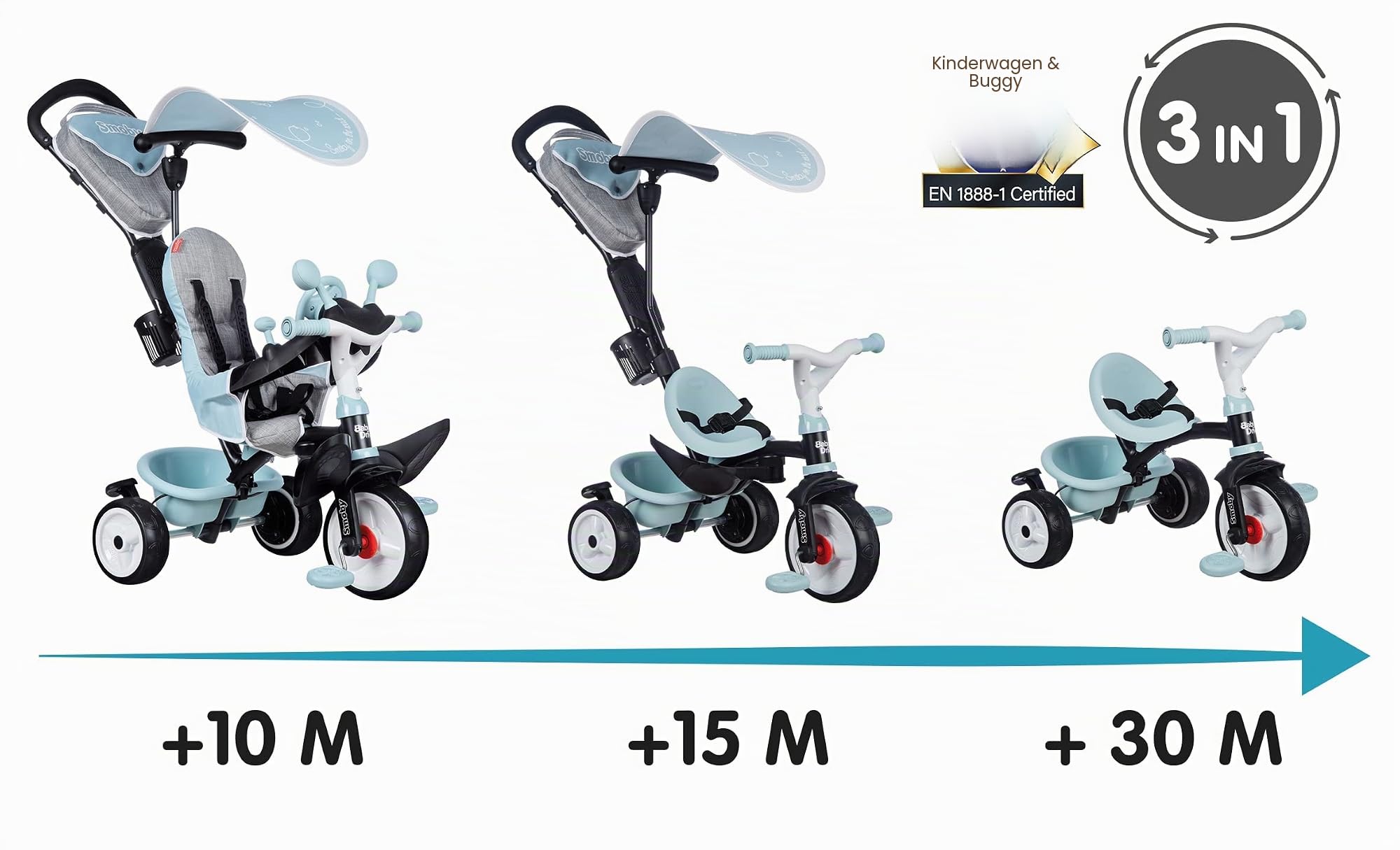smoby-baby-driver-plus-dreirad-blau-3-in-1-ab-10-monaten image 3