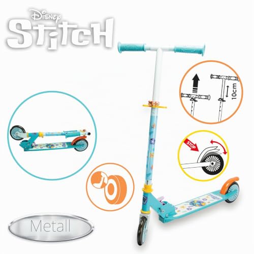 smoby-disney-lilo-stitch-2-rad-scooter-roller-klappbar-ab-5-j image 7
