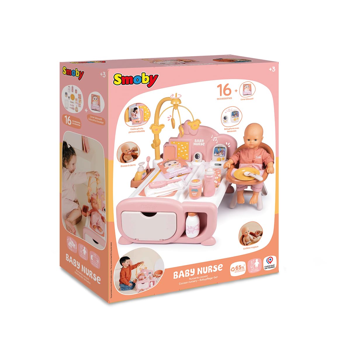 smoby-baby-nurse-cocoon-puppenm-bel-beige-42-cm-16-teile image 7