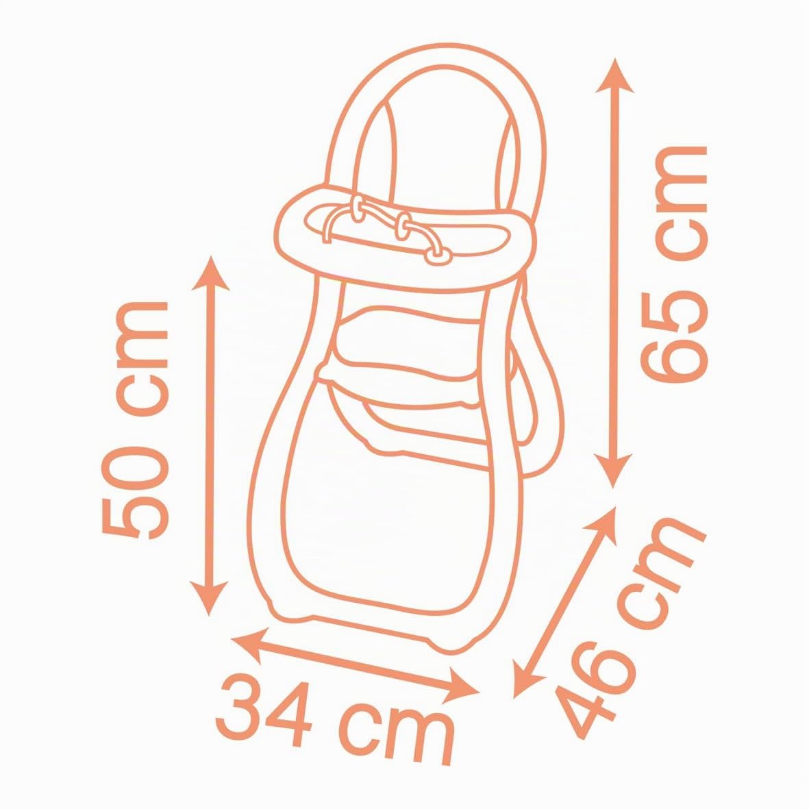 smoby-baby-nurse-puppen-hochstuhl-rosa-mit-teller-l-ffel image 6
