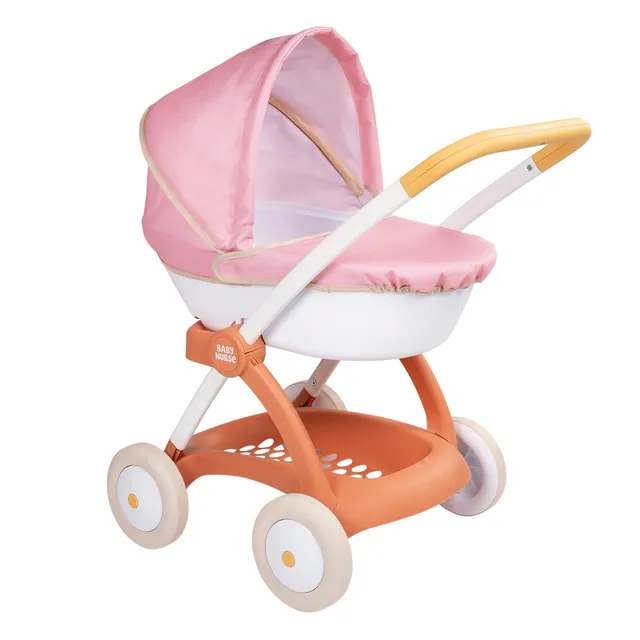 smoby-baby-nurse-puppenwagen-42-cm-mit-korb-ab-18-monaten image 1