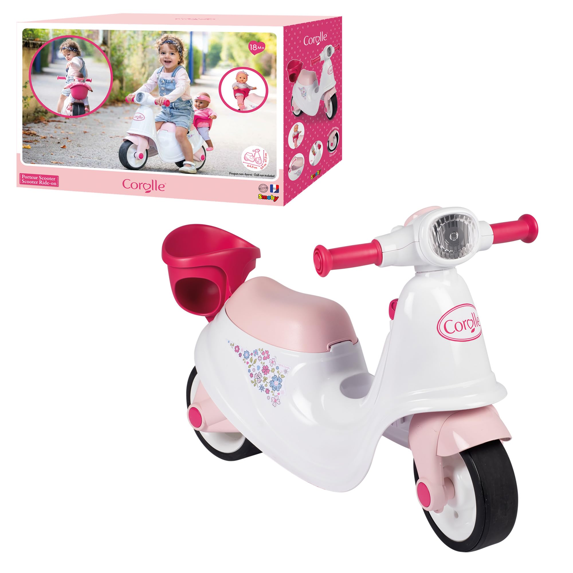 smoby-life-corolle-721002-puppenroller-mit-licht image 1