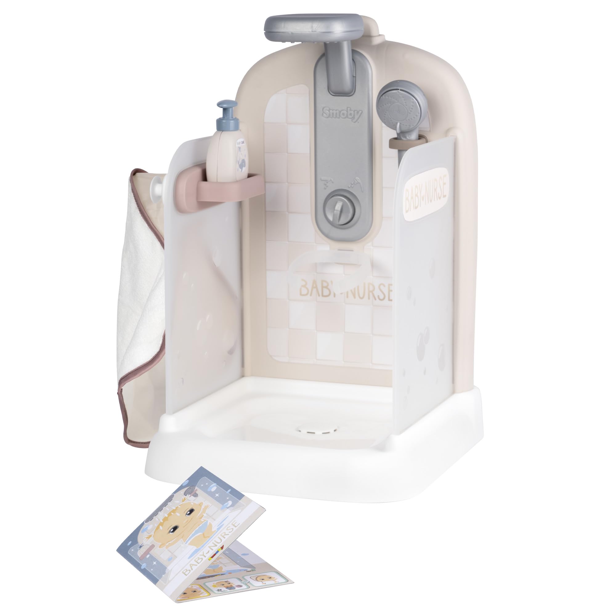 smoby-baby-nurse-puppendusche-puppenbad-rosa-mit-pumpe-ab-3-j image 8
