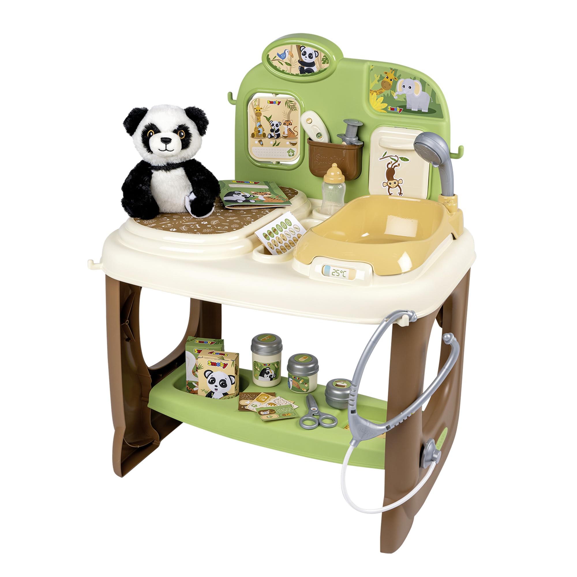 smoby-baby-care-tierarzt-klinik-spielset-mit-panda-ab-3-jahre image 1