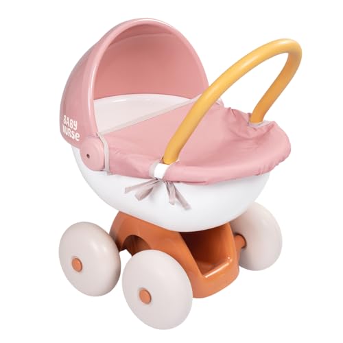 smoby-baby-nurse-puppenwagen-rosa-f-r-42-cm-puppen-verdeck image 8