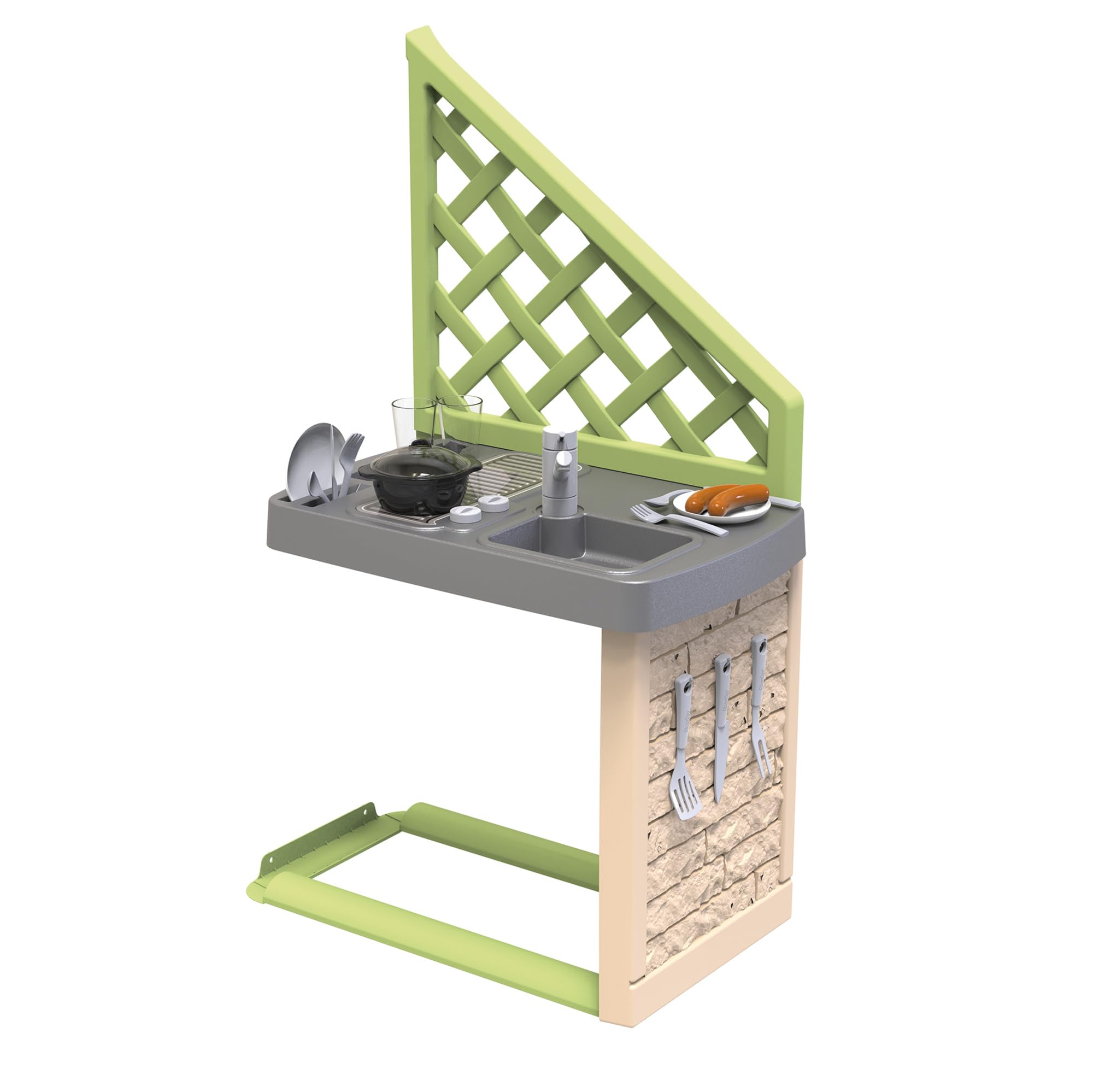 smoby-life-sommerk-che-spielk-che-outdoor-17-teile-recycled image 1