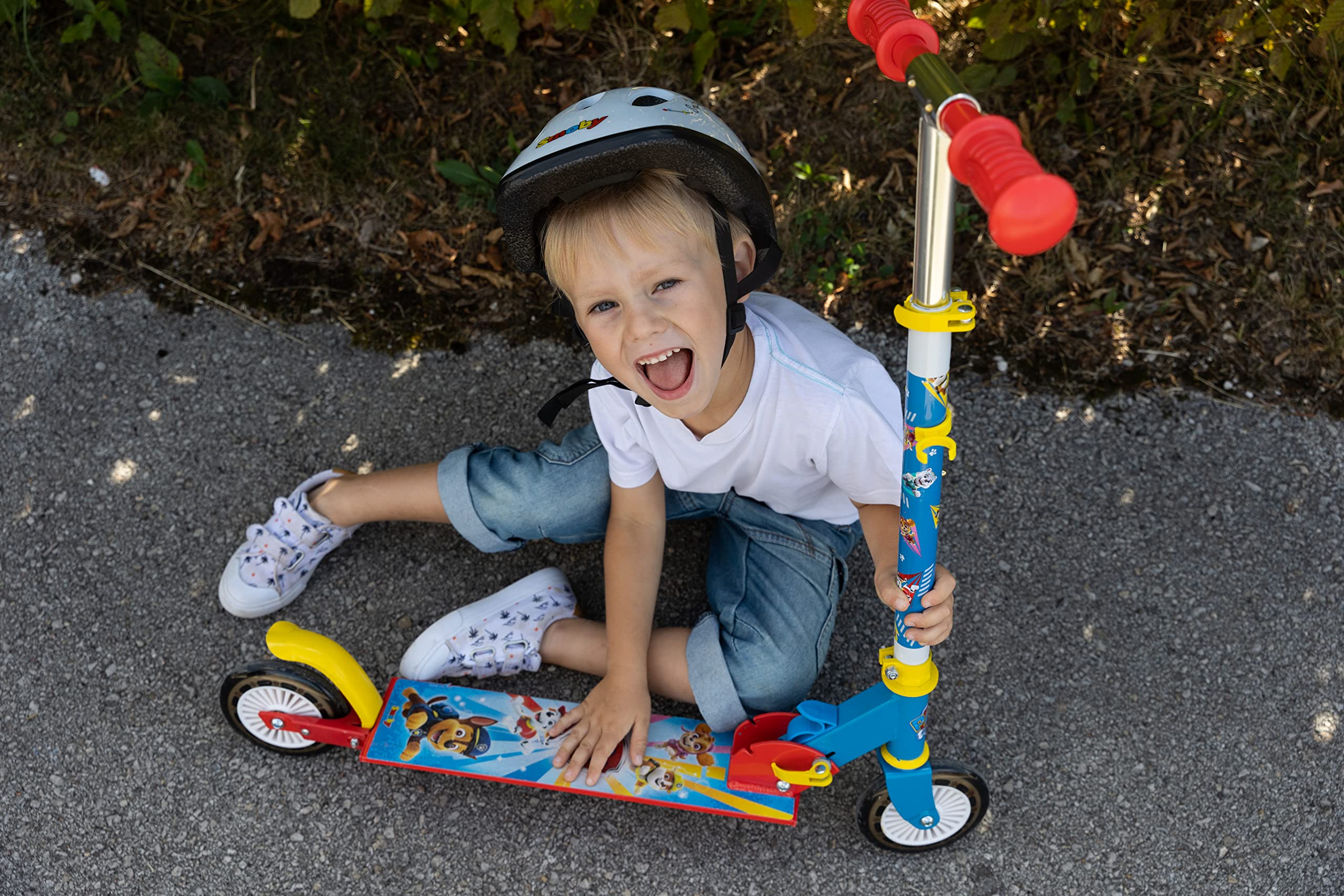 smoby-paw-patrol-roller-kinderroller-klappbar-mit-bremse image 7