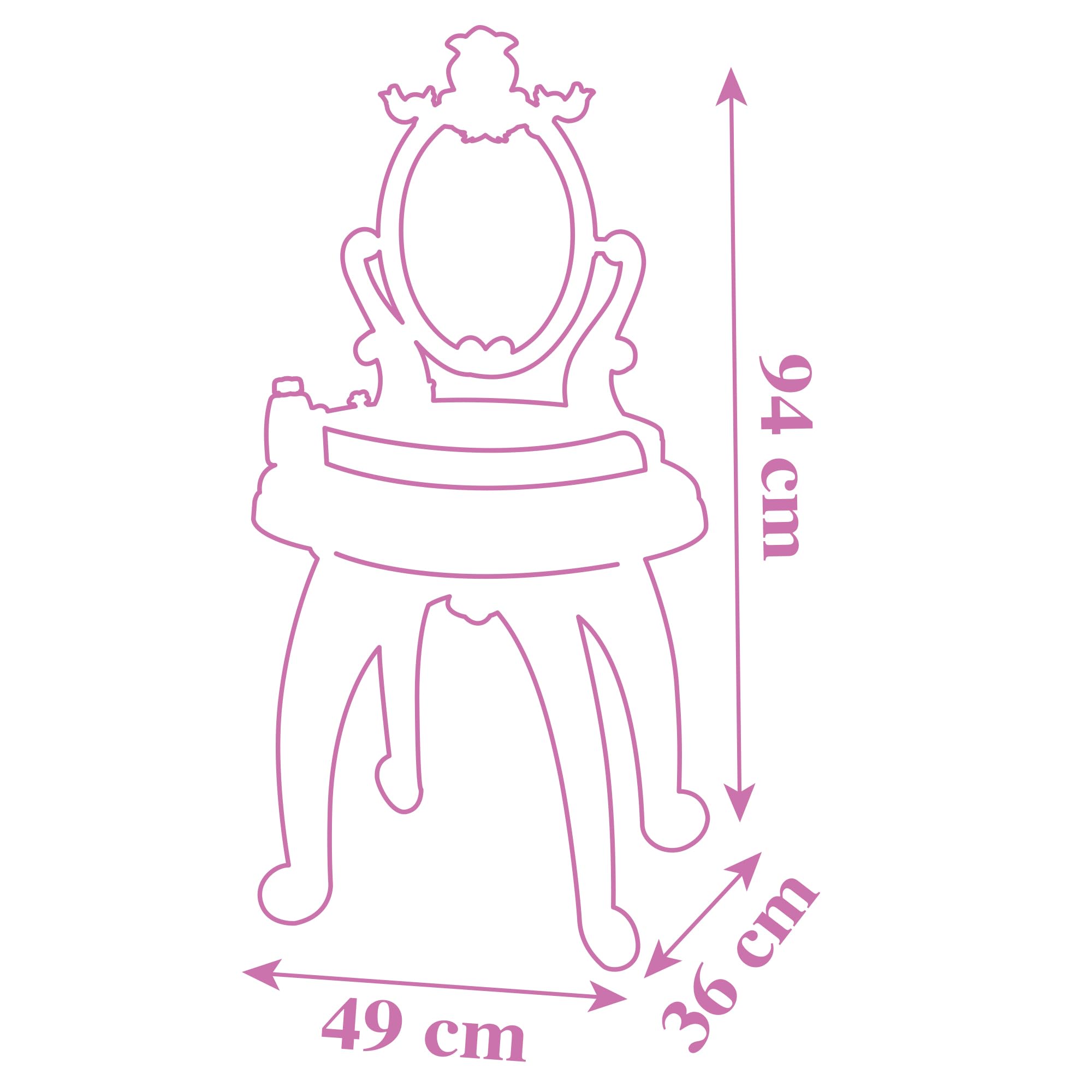 smoby-disney-princess-frisiertisch-schminktisch-mit-hocker-ab-3-j image 3