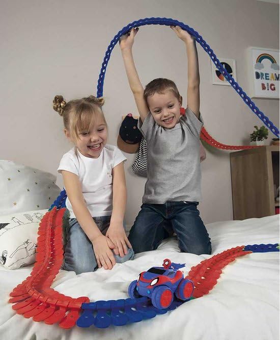 smoby-flextreme-spidey-rennbahn-set-184-teile image 6