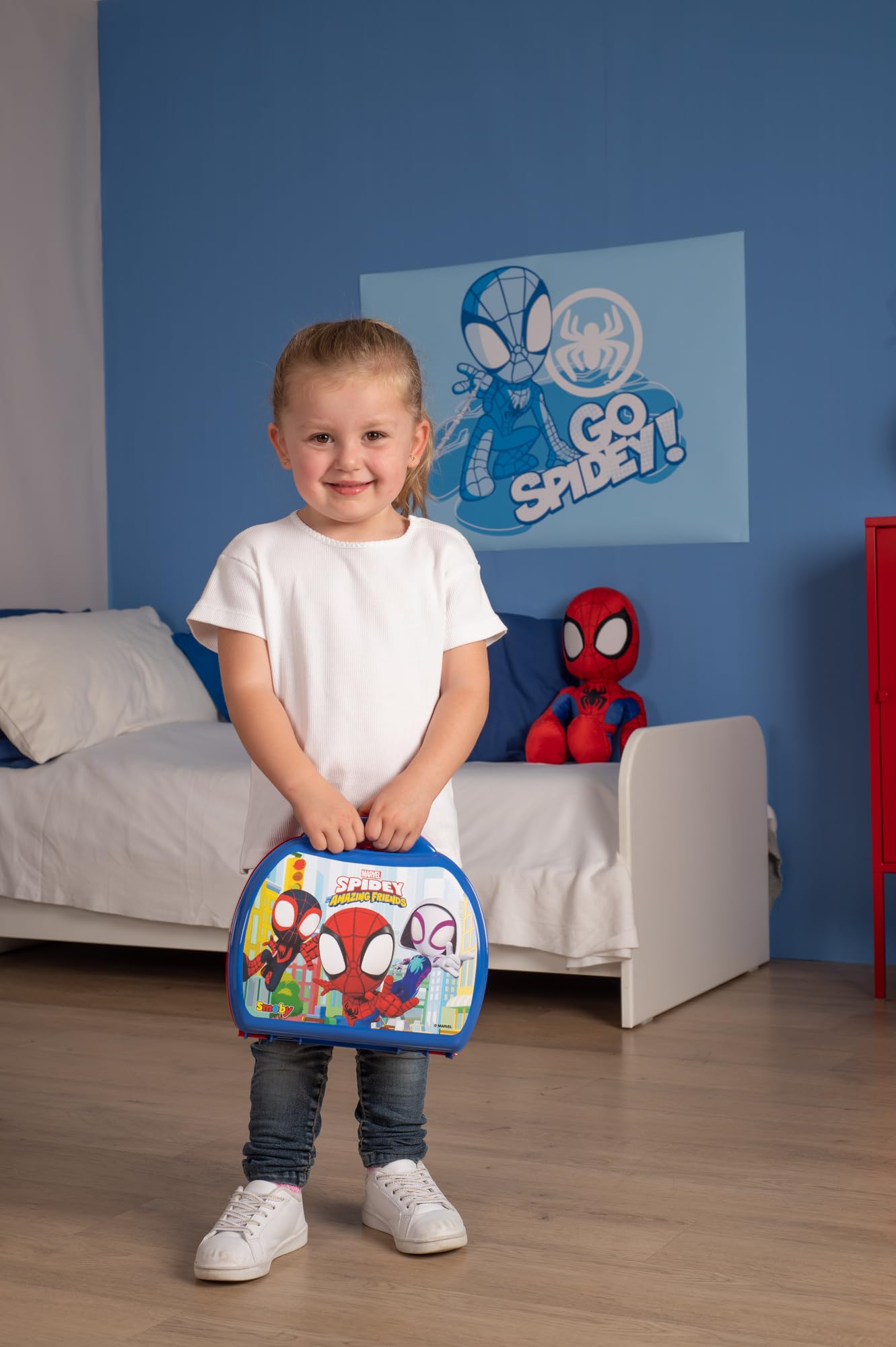 smoby-spidey-werkzeugkoffer-spielzeug-werkzeugset-kinder image 2