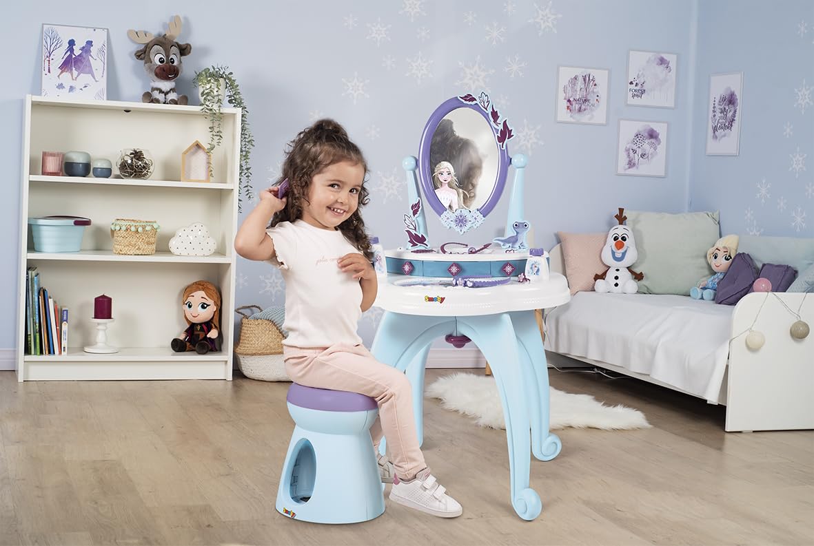 smoby-disney-frozen-frisiersalon-7600320244-schminktisch-mit-spiegel image 3