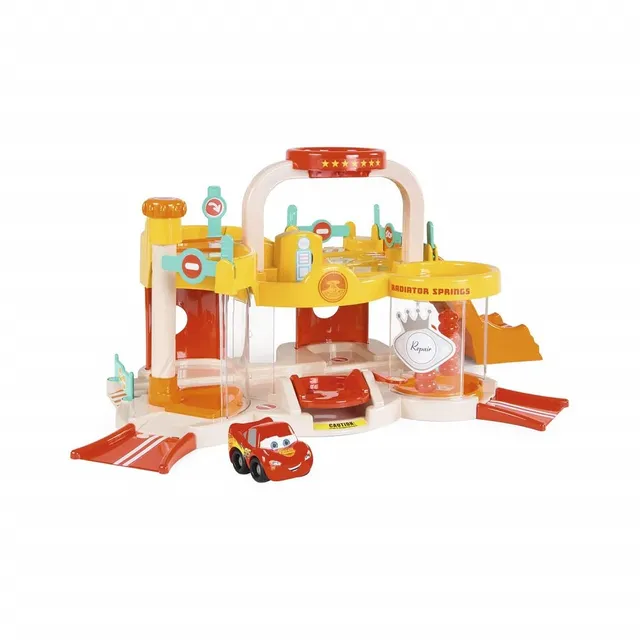 smoby-disney-cars-vroom-planet-garage-parkgarage-mit-mcqueen image 1