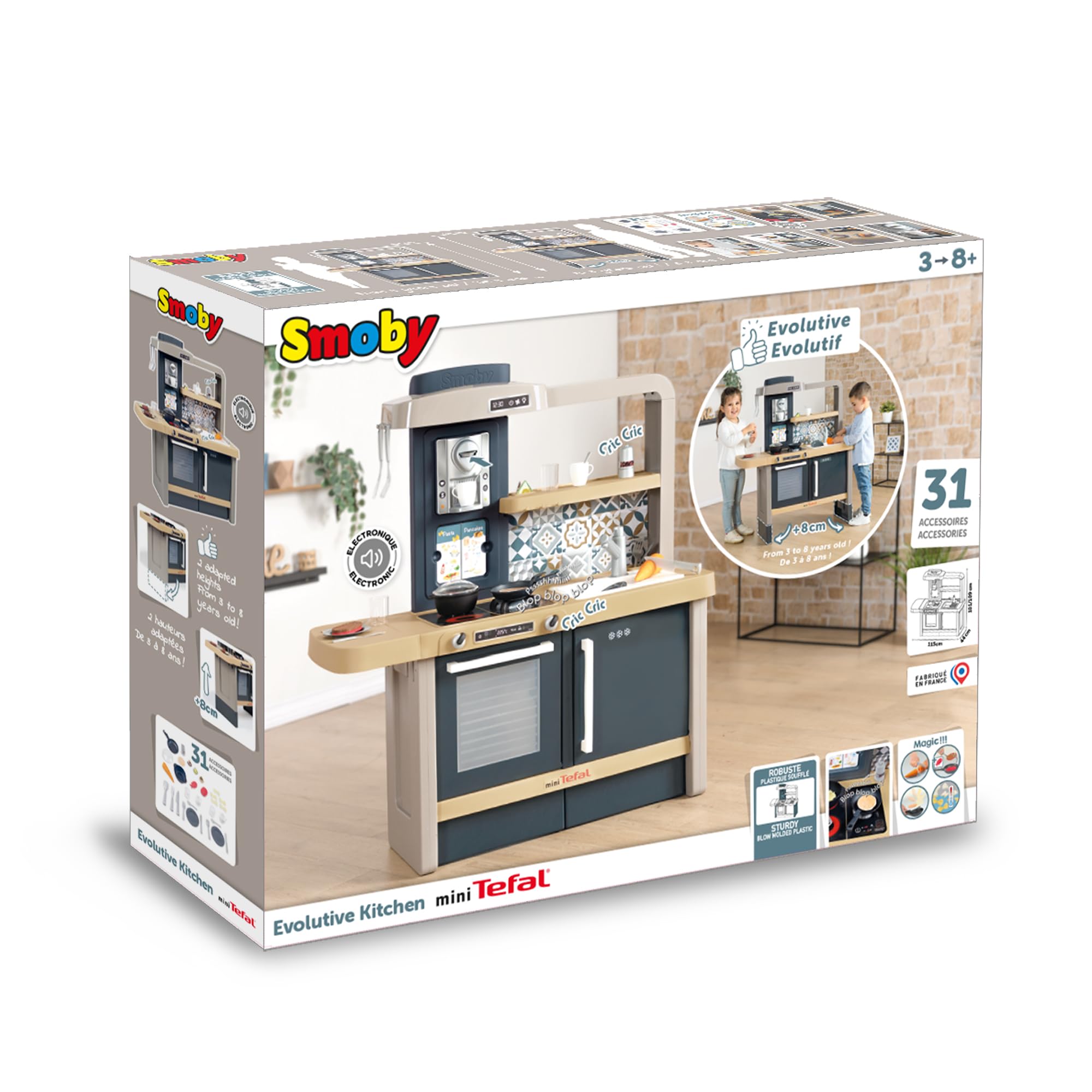 smoby-tefal-evo-kinderk-che-spielk-che-mit-zubeh-r image 8