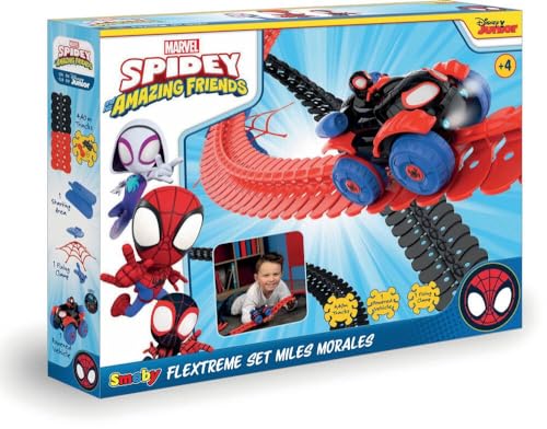 smoby-flextreme-spidey-set-spin-rennbahn-4-4m-ab-4-jahre image 8