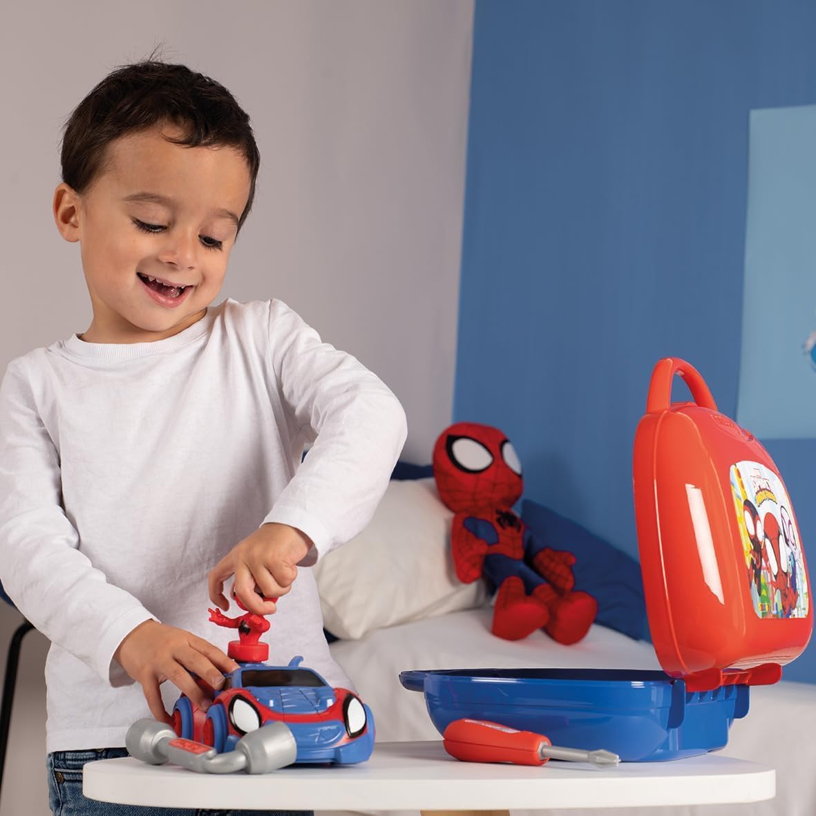 smoby-spidey-box-360905-werkzeugkoffer-ab-3-jahre image 3