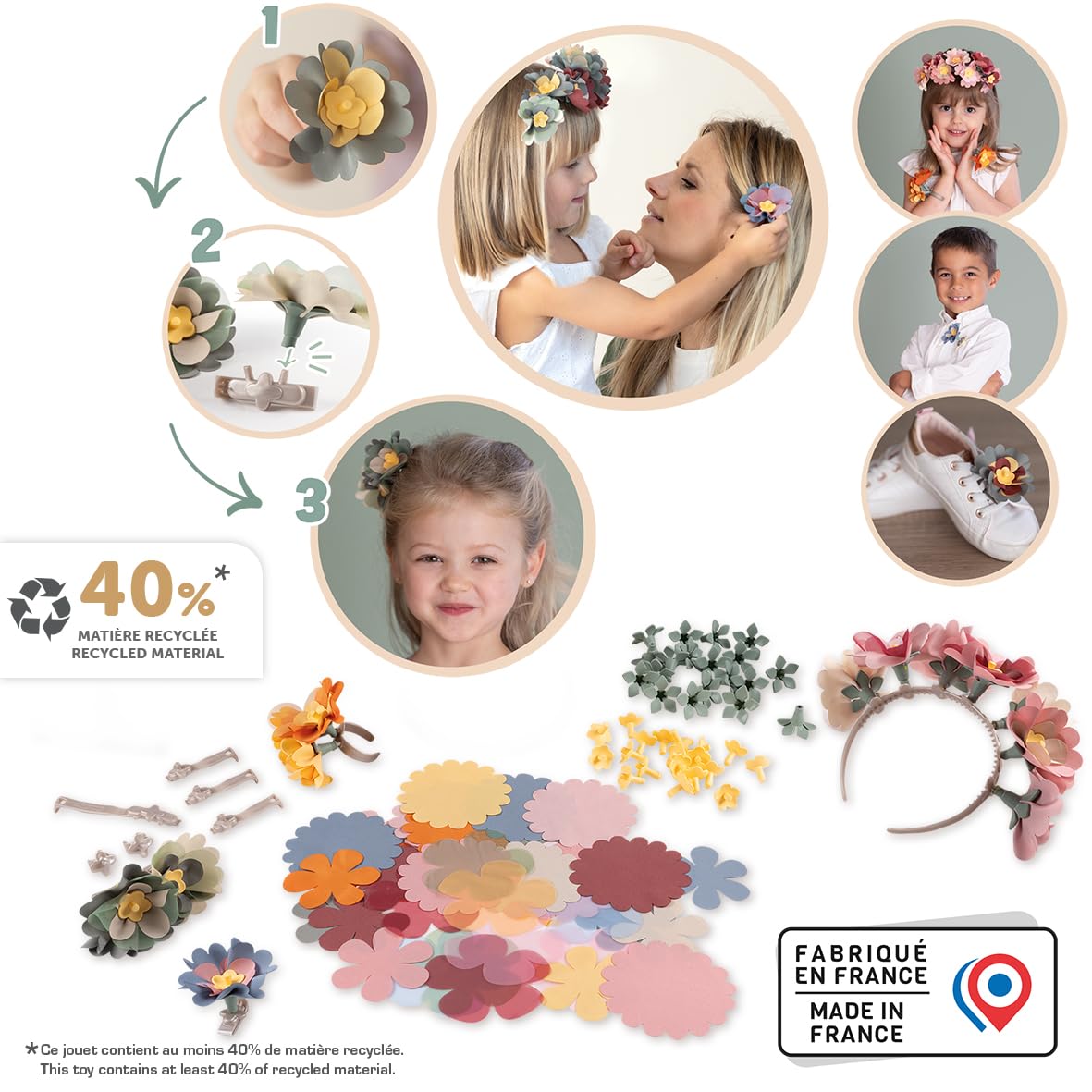 smoby-life-crea-schmuck-nachf-llset-bastelset-stoffbl-ten-ab-3-j image 2