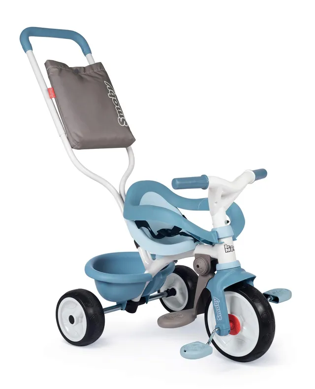 smoby-be-move-komfort-dreirad-blau-mit-schubstange image 1