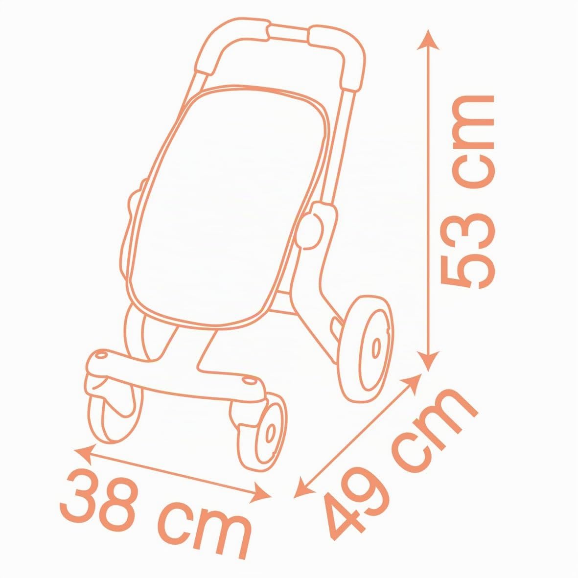 smoby-baby-nurse-puppenbuggy-pop-buggy-rosa-f-r-42-cm image 6