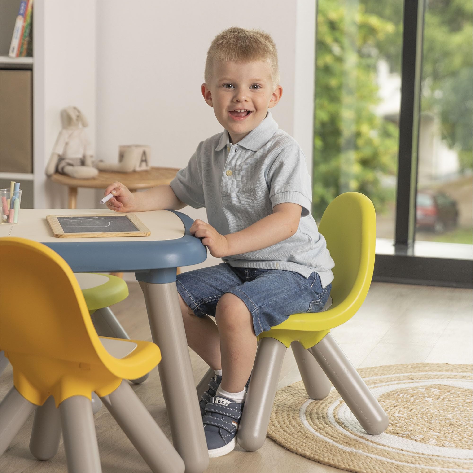 smoby-kid-stuhl-lime-kunststoff-ab-18-monaten-bis-50-kg image 2