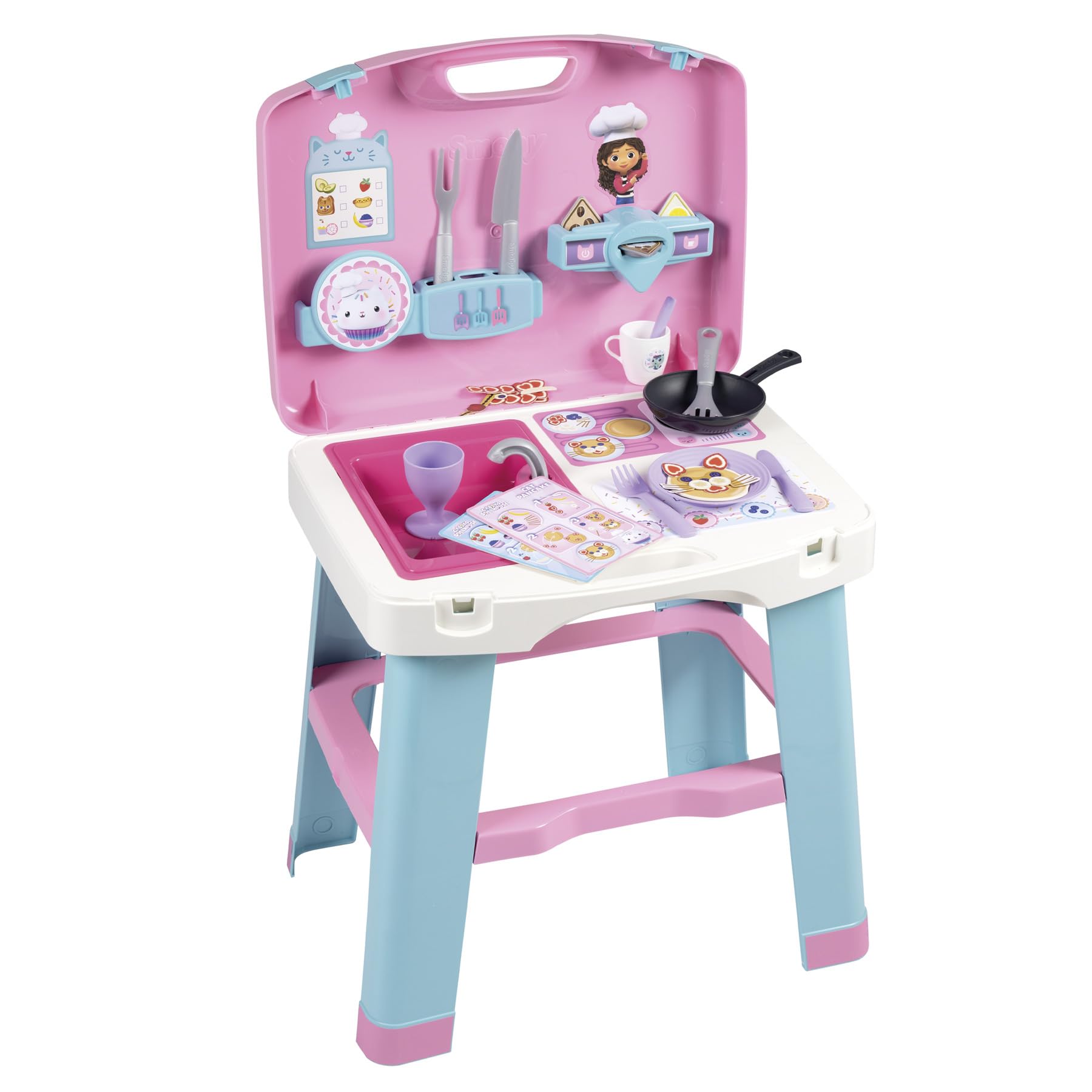 smoby-gabby-s-dollhouse-mobile-spielk-che-k-che-13-teilig-ab-3-j image 1