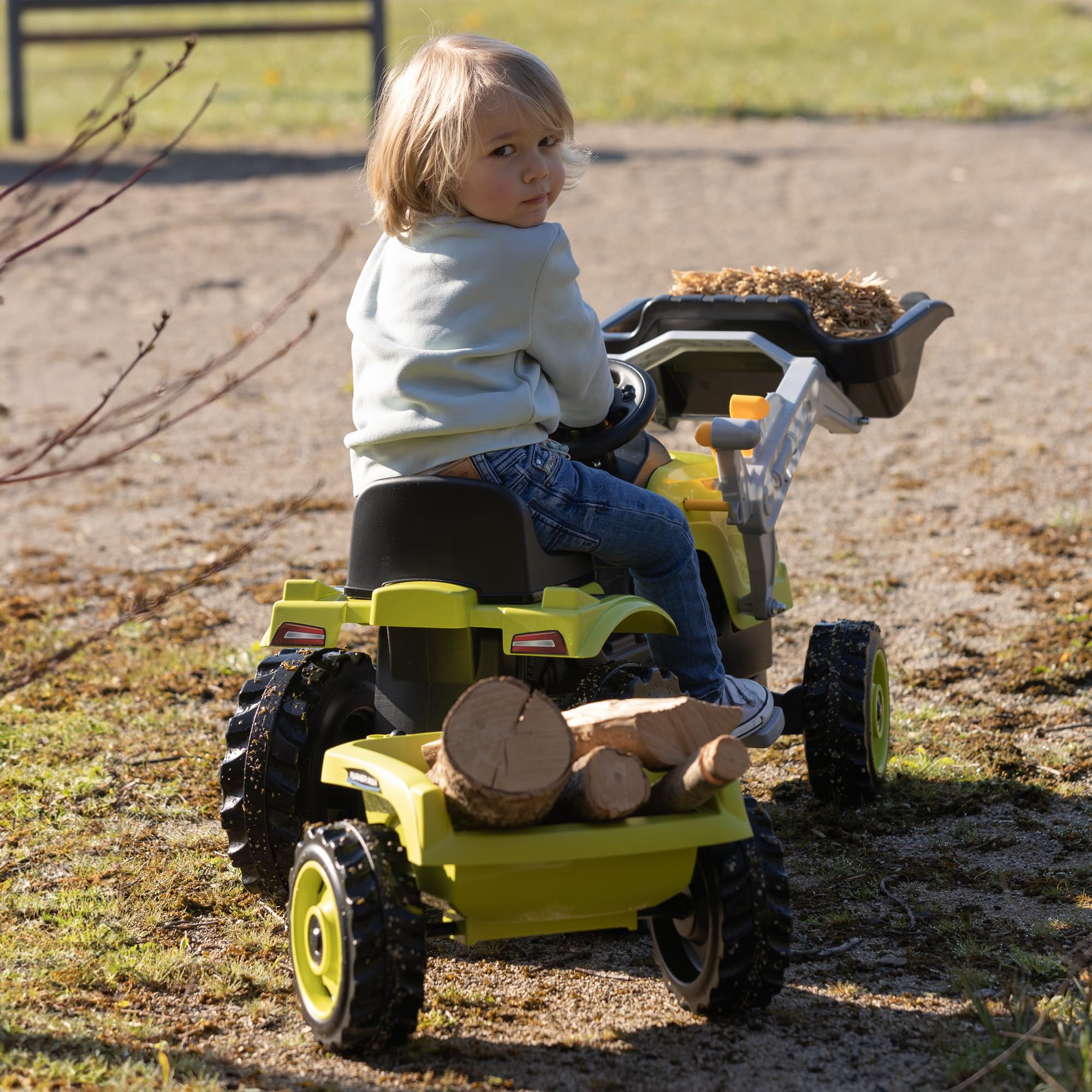 smoby-claas-traktor-farmer-max-trettraktor-anh-nger image 6
