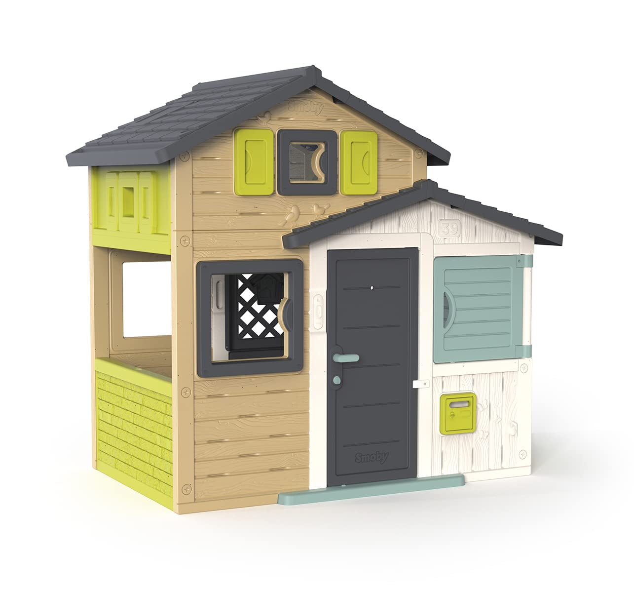 smoby-life-friends-haus-evo-spielhaus-mit-briefkasten image 1