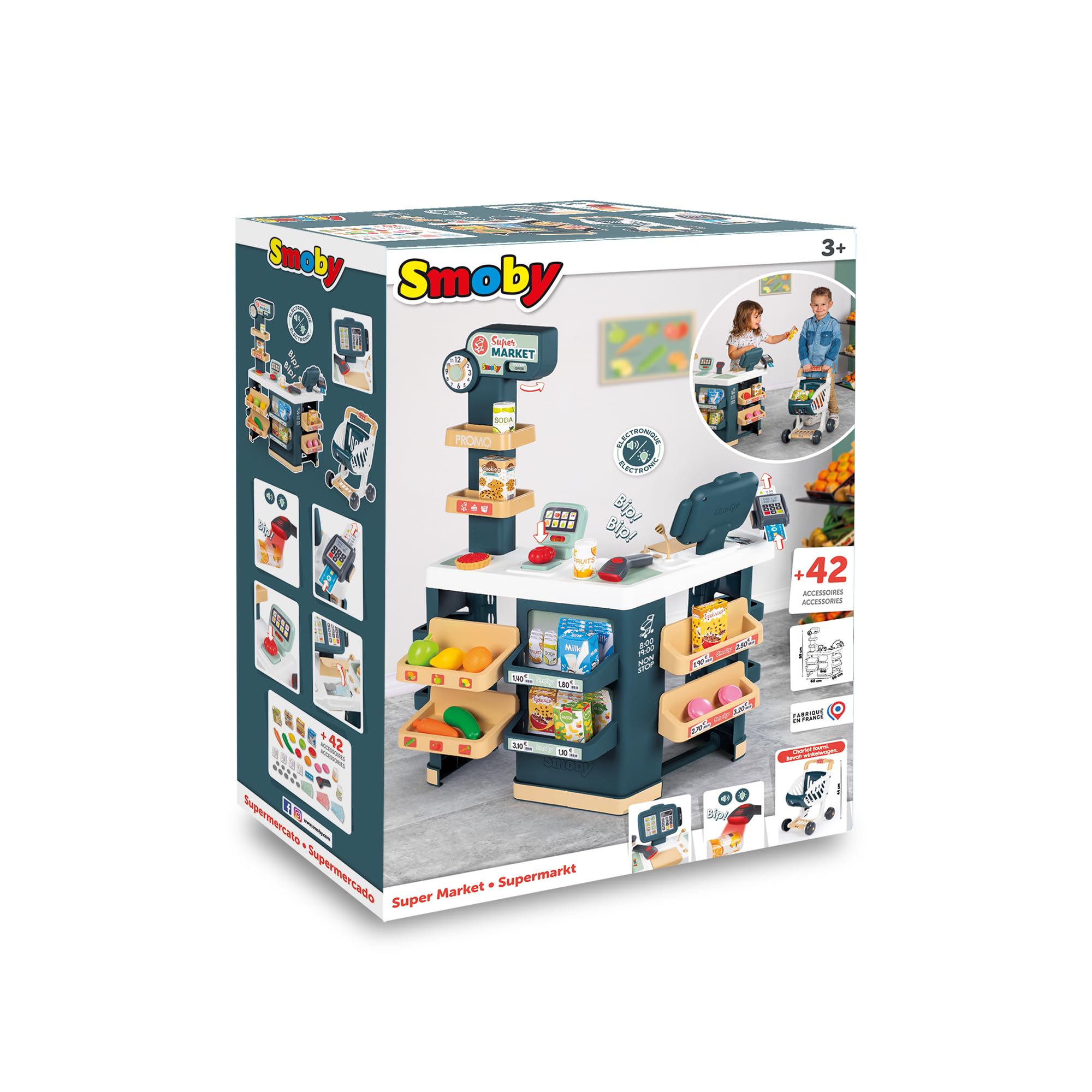 smoby-life-supermarkt-kaufladen-mit-einkaufswagen image 5