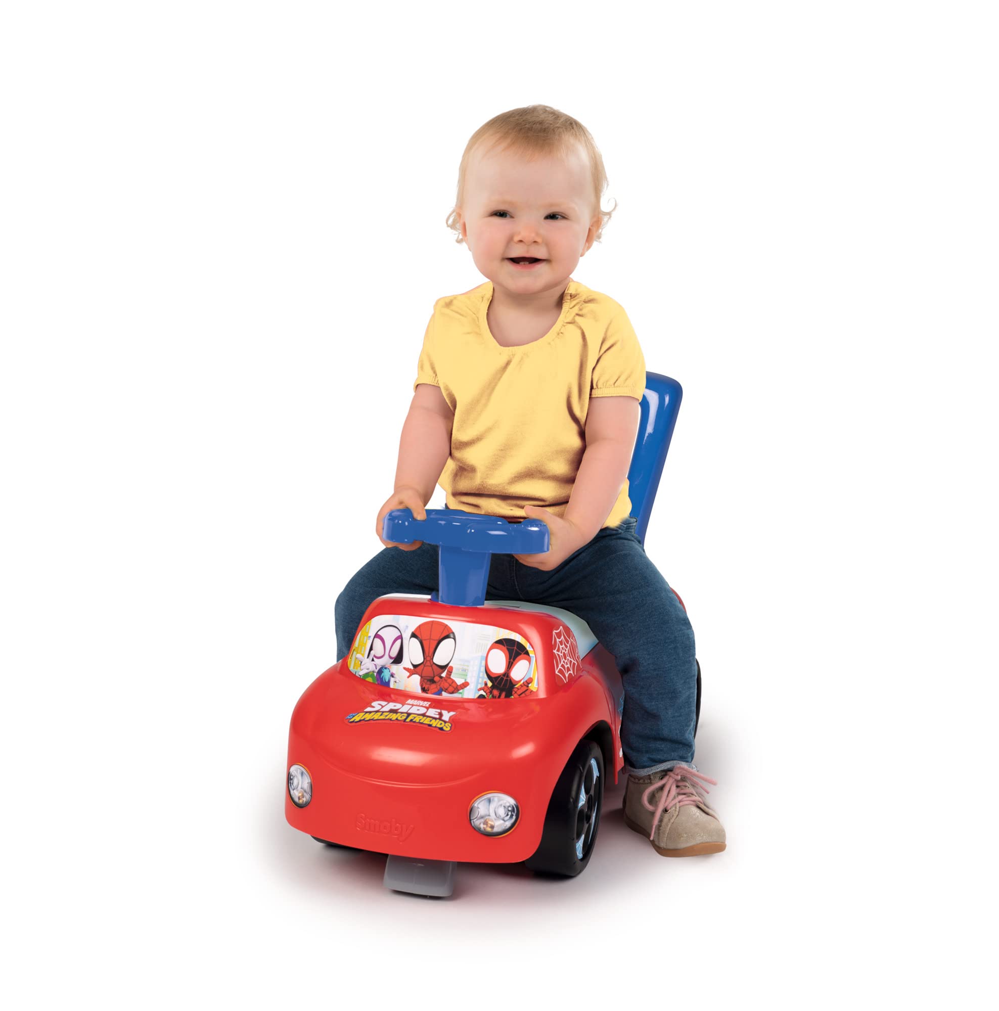 smoby-spidey-rutschauto-rutscher-ab-10-monate-mit-staufach image 3