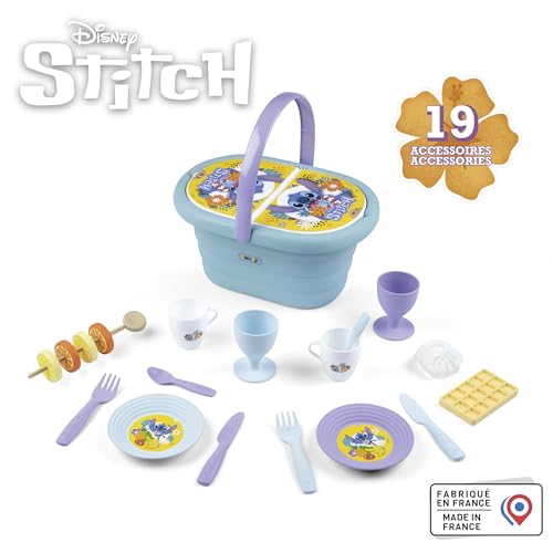 smoby-stitch-picknickkorb-19-tlg-spielgeschirr-ab-3-jahren image 7