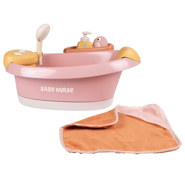 smoby-baby-nurse-puppen-badewanne-mit-led-und-zubeh-r image 1