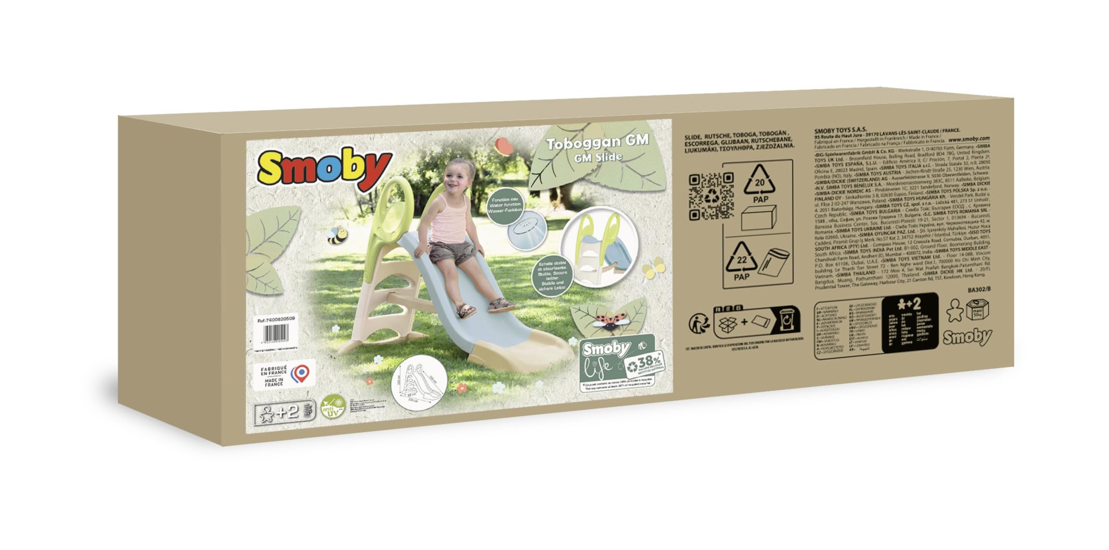 smoby-life-gm-rutsche-recycled-150-cm-mit-wasseranschluss image 7