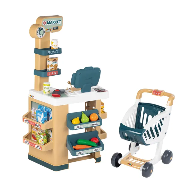 smoby-life-supermarkt-kaufladen-mit-kasse-licht-sound image 1