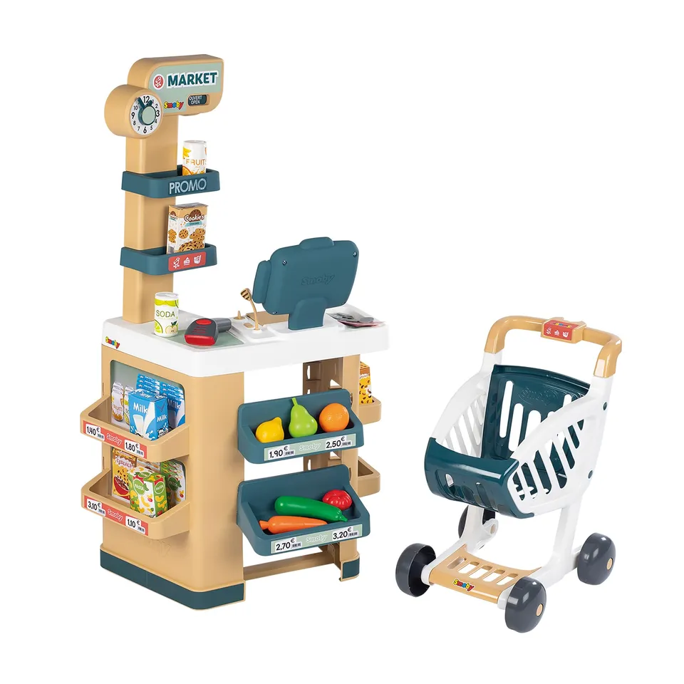 smoby-life-supermarkt-kaufladen-mit-kasse-licht-sound image 1