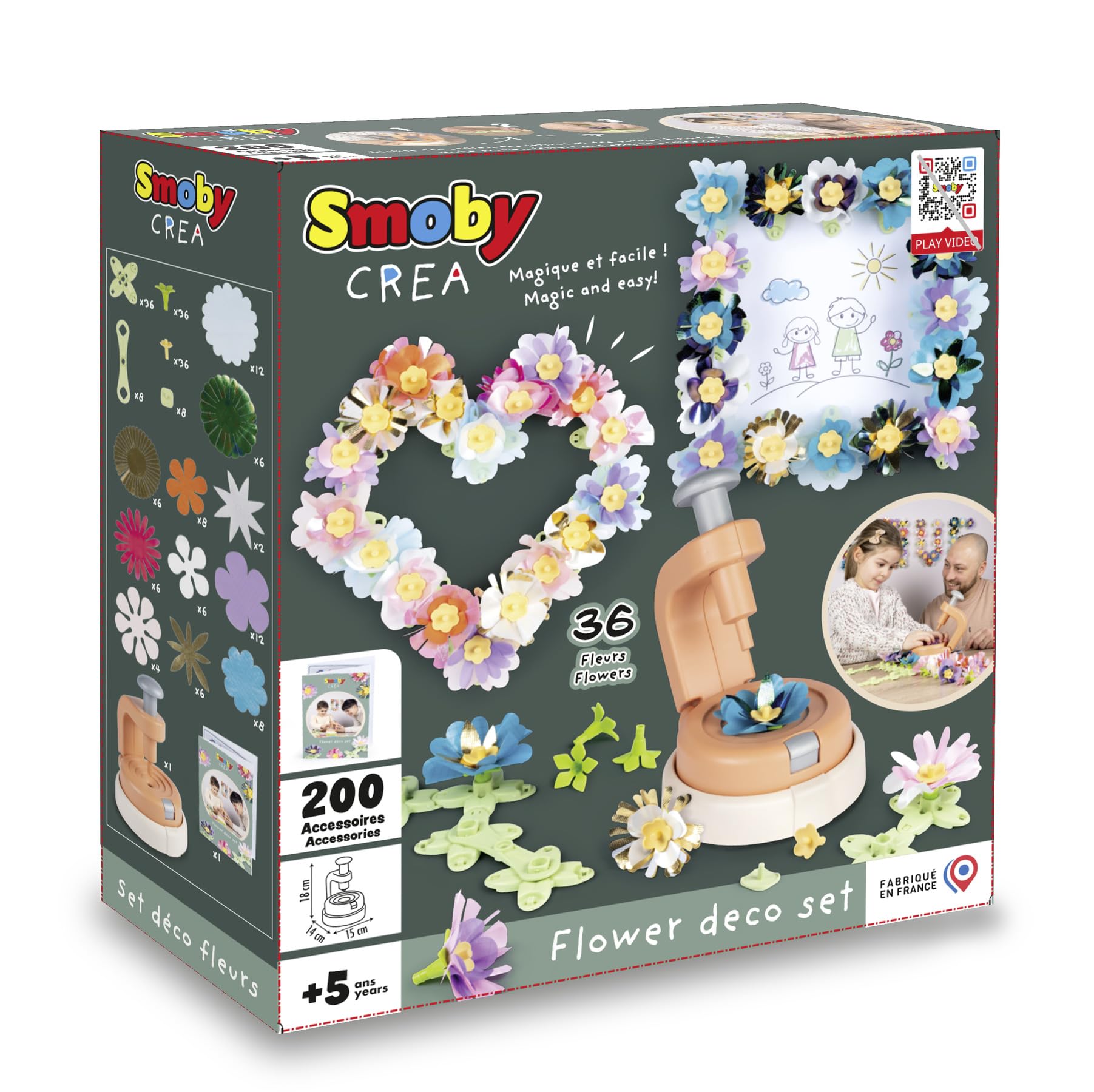 smoby-life-crea-flower-deko-kreativset-bastelset-ab-5-jahren image 4