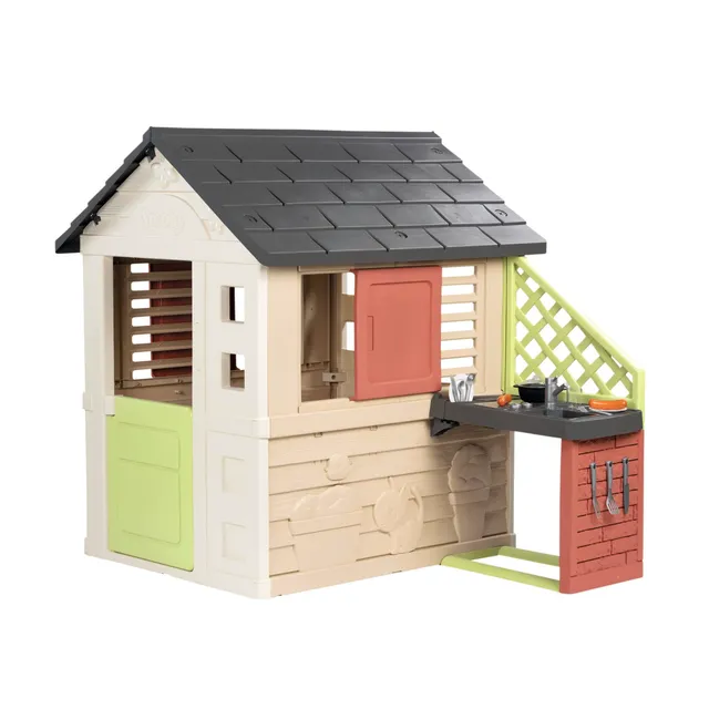 smoby-life-natura-spielhaus-mit-k-che-ab-2-jahren image 1