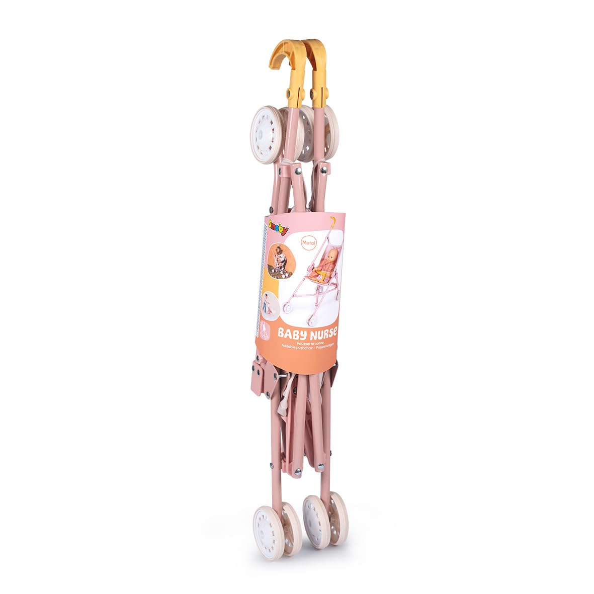 smoby-baby-nurse-puppenbuggy-puppenwagen-rosa-klappbar-ab-2-j image 7