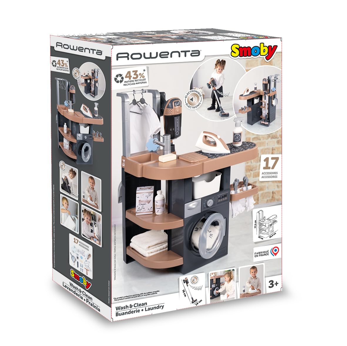 smoby-rowenta-waschk-che-haushaltsspiel-set-mit-staubsauger-ab-3-j image 7
