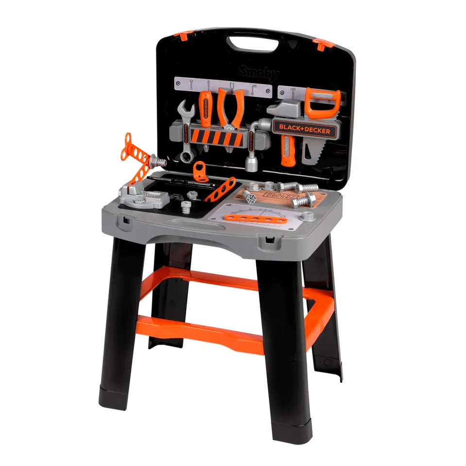 smoby-black-decker-werkzeugkoffer-bricolo-werkbank image 1