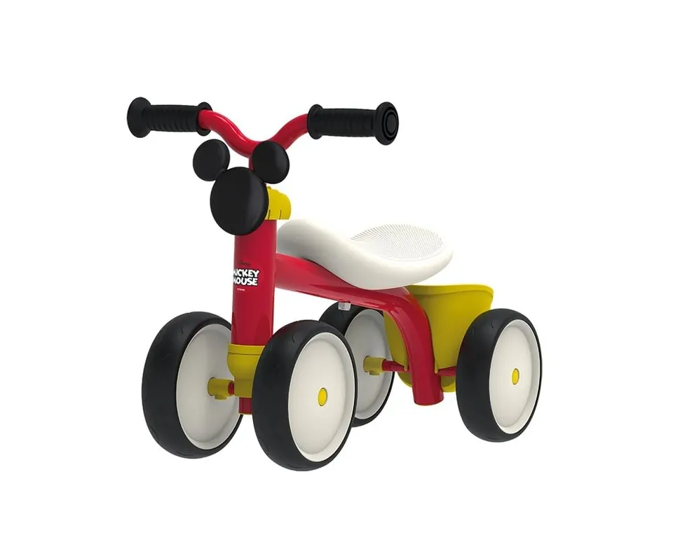 smoby-mickey-mouse-rookie-rutschfahrzeug-bobbycar-ab-1-jahr image 1