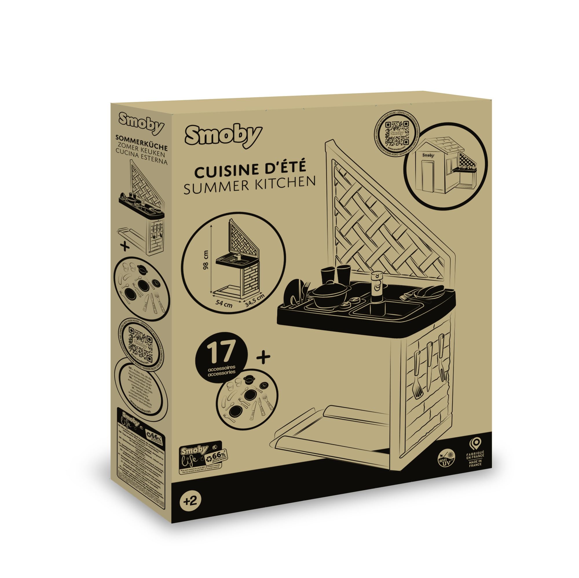 smoby-life-sommerk-che-spielk-che-outdoor-17-teile-recycled image 7