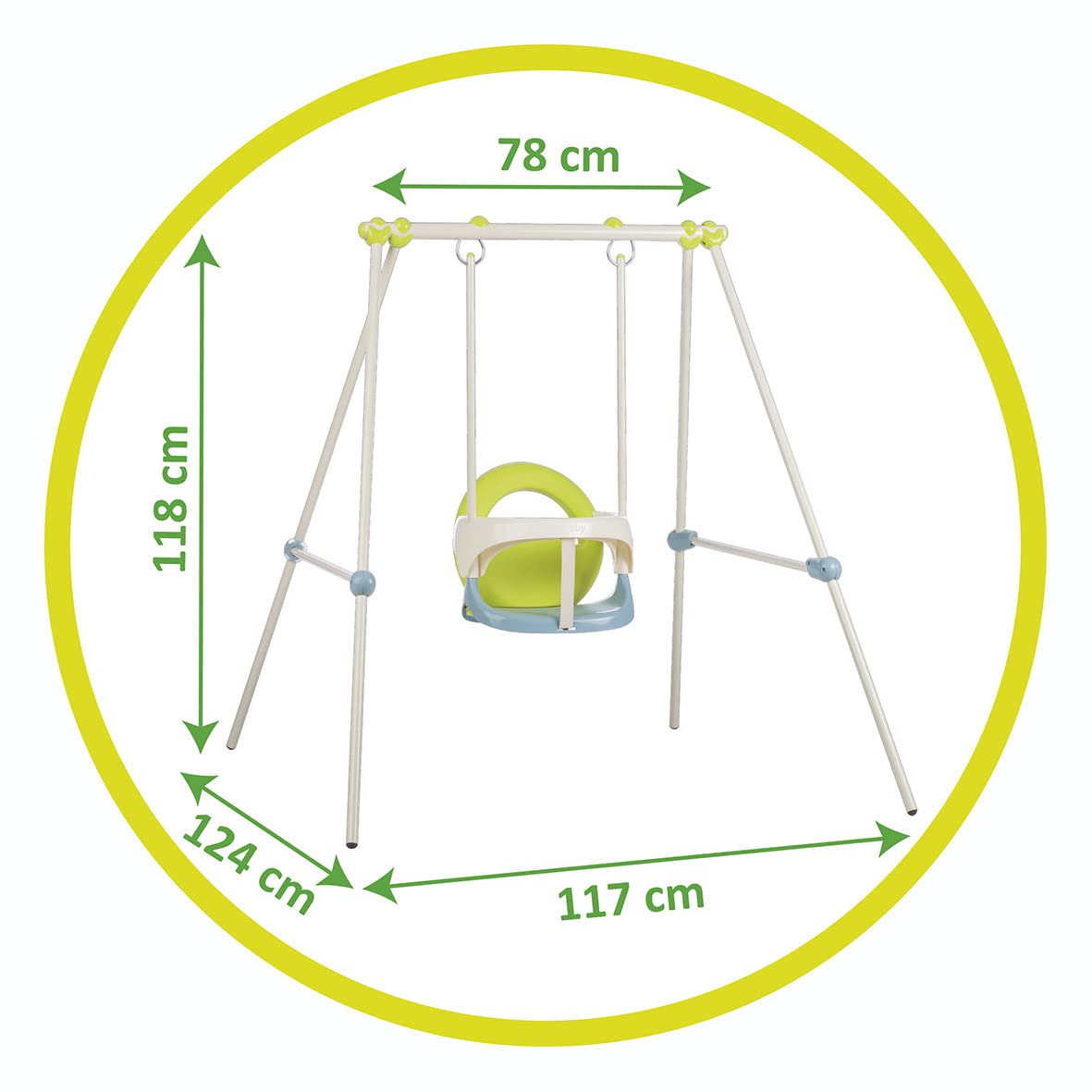 smoby-life-baby-swing-metallschaukelgestell-120-cm image 2