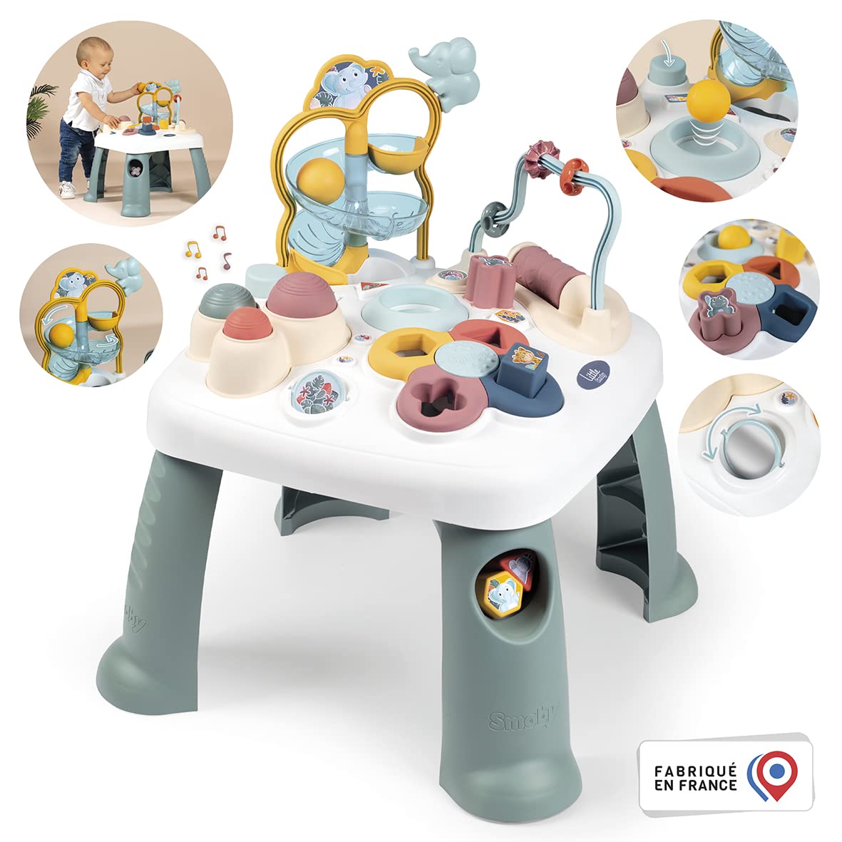 smoby-little-smoby-spieltisch-activity-tisch-ab-1-jahr-motorik image 2