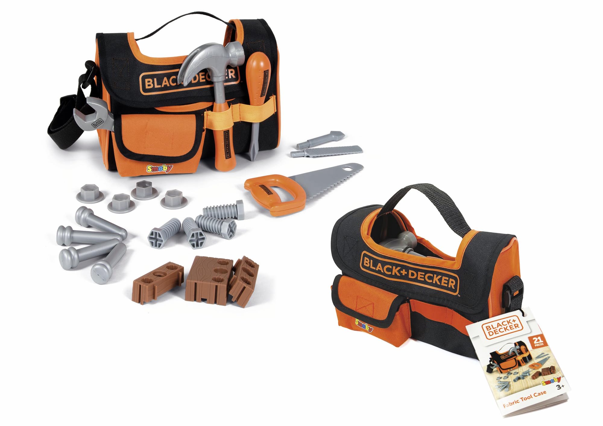 smoby-black-decker-werkzeugtasche-spielzeug-werkzeugset-rollenspiel image 2