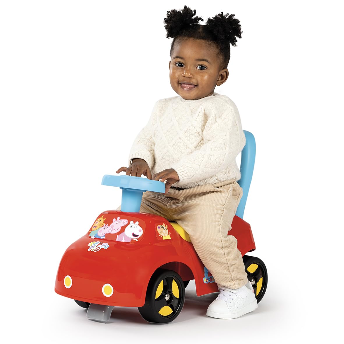 smoby-peppa-pig-rutscher-rutschauto-mit-hupe-ab-10-monaten image 4