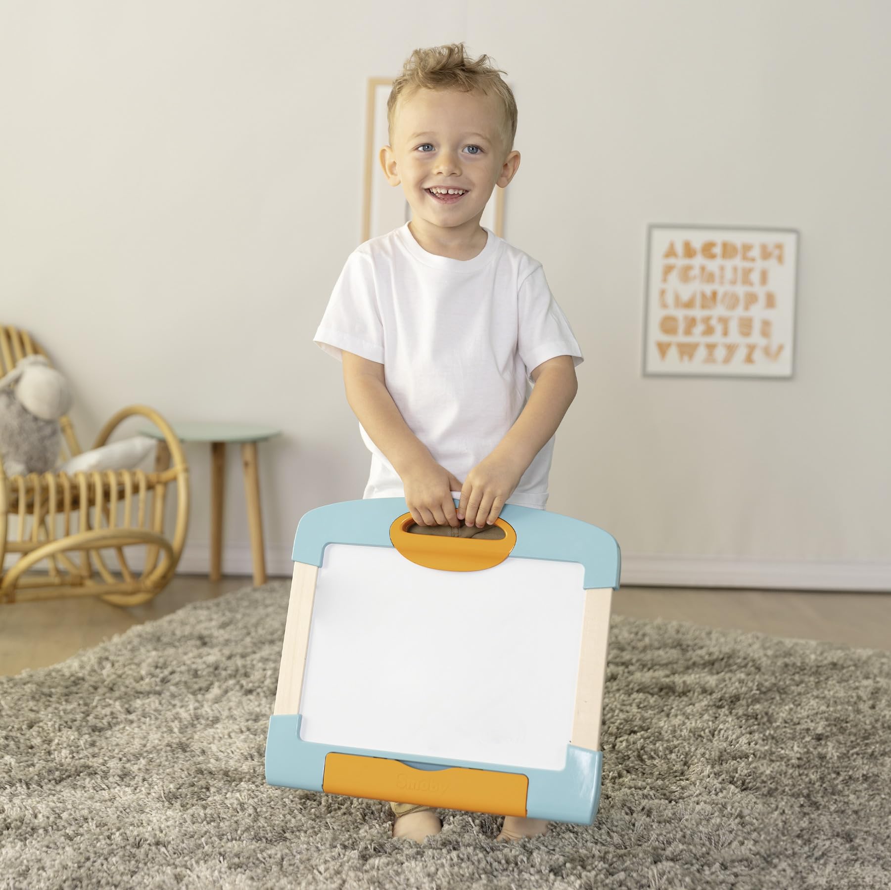 smoby-tisch-maltafel-magnettafel-holz-mit-stiften-ab-3-jahren image 8