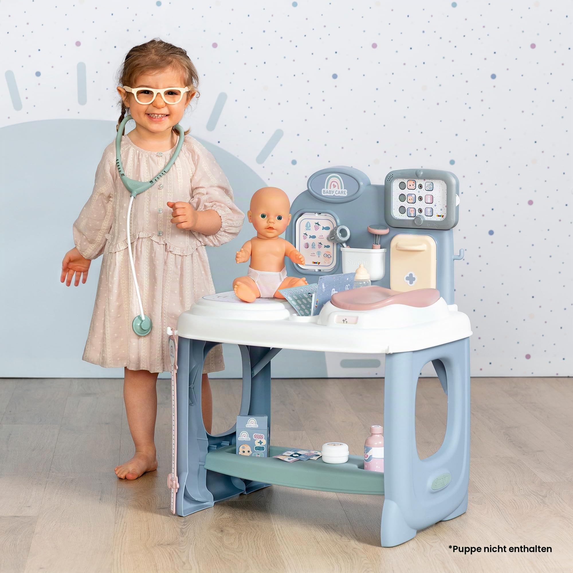 smoby-baby-care-center-puppenarzt-untersuchungstisch-ab-3-jahren image 3