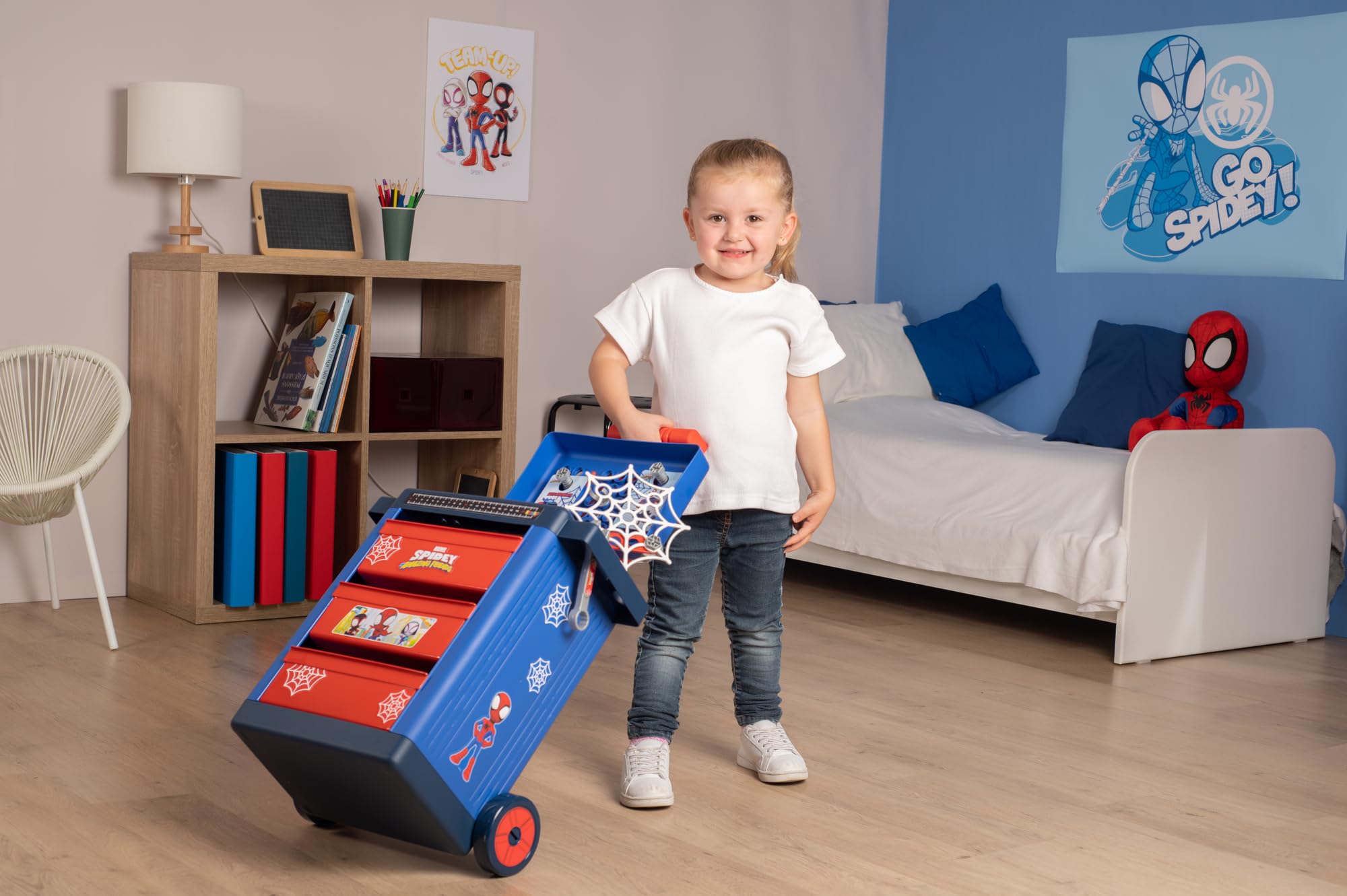 smoby-spidey-werkzeug-trolley-mit-figur-und-werkzeugset image 8